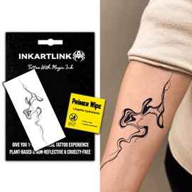 INKARTLINK Semi Permanent Tattoo, temporary tattoo for women, party tattoo, Y2K design, lasts 7-15 days, waterproof and anti-reflective (Ink)