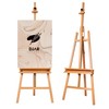 DJAR Art Easel Stand for Painting, Solid Beech Wood Adjustable