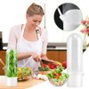 Giyochie Fresh Herb Saver Cilantro Storage Containers for Refrigerator, Transparent