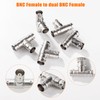 KUOQIY 5 pieces 3-way BNC female to female adapter, BNC