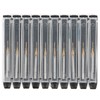 10pcs M0.9x0.225 Screw Tap High Speed Steel Drill Bits for