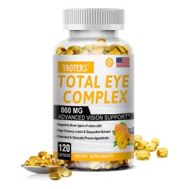 Suplemento Complejo Para La Salud Ocular Total 120 Cpsulas Sin Sabor