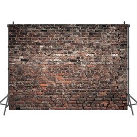 LTLYH 10x8ft Red Brick Wall Photography Backdrop Vintage Theme Stone Brick Design Photography Background Baby Birthday Party Decoration Photo Booth Studio Prop 135……