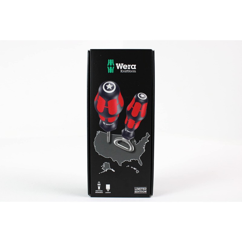 Wera 300044 Kraftform USA Bottle Opener Set - Phillips, Limited
