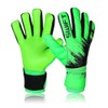 SWIFT WEAR Football Goalkeeper Gloves, Green and Black, Super Grip