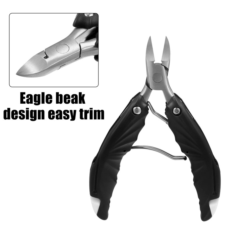 VOCOSTE Foot Clippers Thick Nail Clippers Kit Stainless Steel Sharp