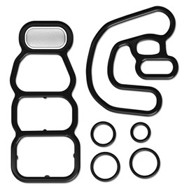 6pcs Head Cylinder Solenoid Valve Gasket Set Replacement for Honda Accord Odyssey Pilot 2005-2008 - VTEC Solenoid Filter Spool Valve 3.0L 3.5L 15810-RKB-J01 (15826-RDV-J01) by AUTOMAJOR