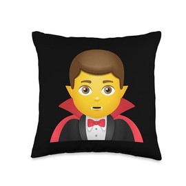 Man Vampire Throw Pillow