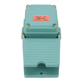 AC 250V 15A 1 No 1 Nc Momentary Foot Pedal Switch 240V Laser Bore Sight Pedal Non-Slip Aluminum Foot Pedal Switch TFS-402