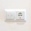 Flush-Mounted Toggle Switch, LED, All-in-One, Series G1 Pure White