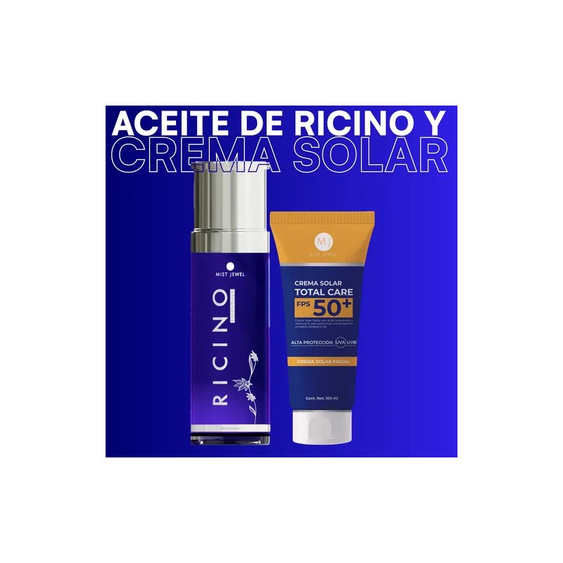 Mist Jewel Pack Crema Solar Aceite De Ricino Essentials