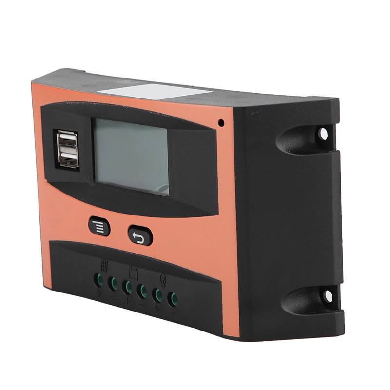 12V/24V MPPT Solar Panel Regulator LCD Screen Auto Battery Controller