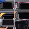 Pink Car Interior Decorative Molding Door Panel Gap Trim Strip