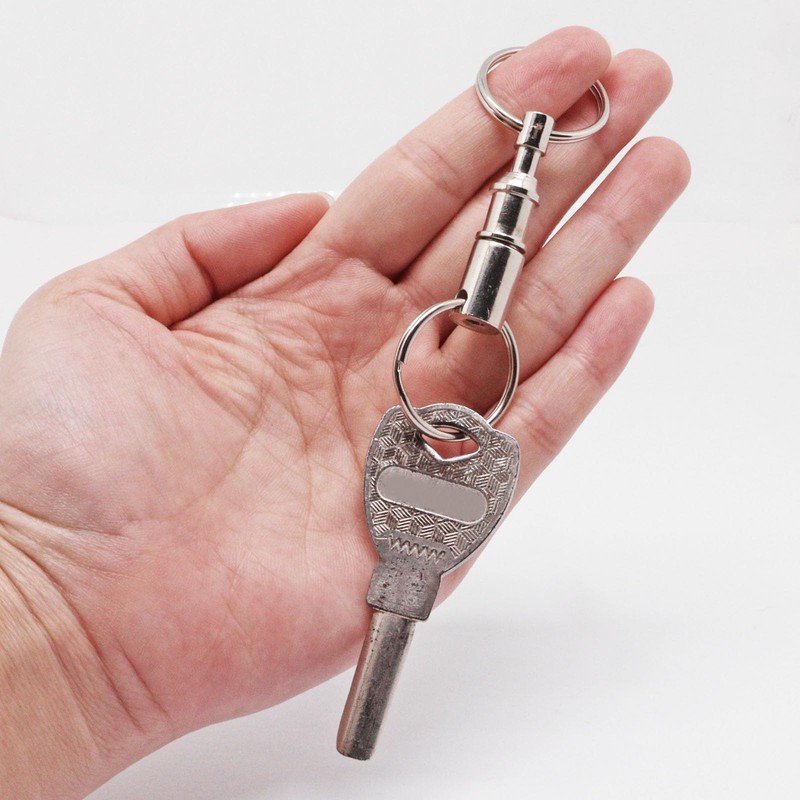 YuGtcen 5pcs Quick Release Keychain, Detachable Key Ring Quick Releasee