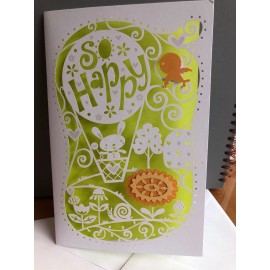 American Greetings Beautiful Die Cut Congratulation