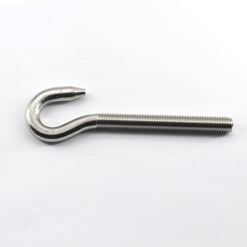 2Pcs Stainless Steel M16 Eye Bolt Long Shank Threaded Rod