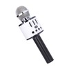 Q88 Microphone Wireless Bluetooth Karaoke LED Portable Handheld Black for