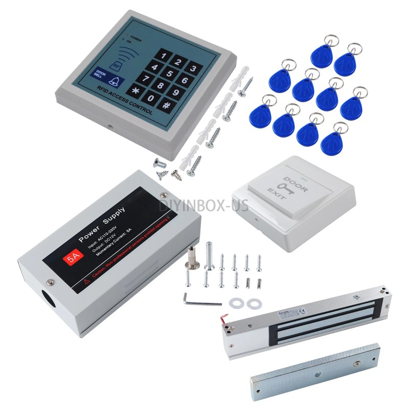 AGPtek Full Set RFID Door Lock Magnetic Access Control System
