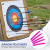 PATIKIL Arrows Vanes, 50 Pack 11 Inch Turkey Feather Arrow