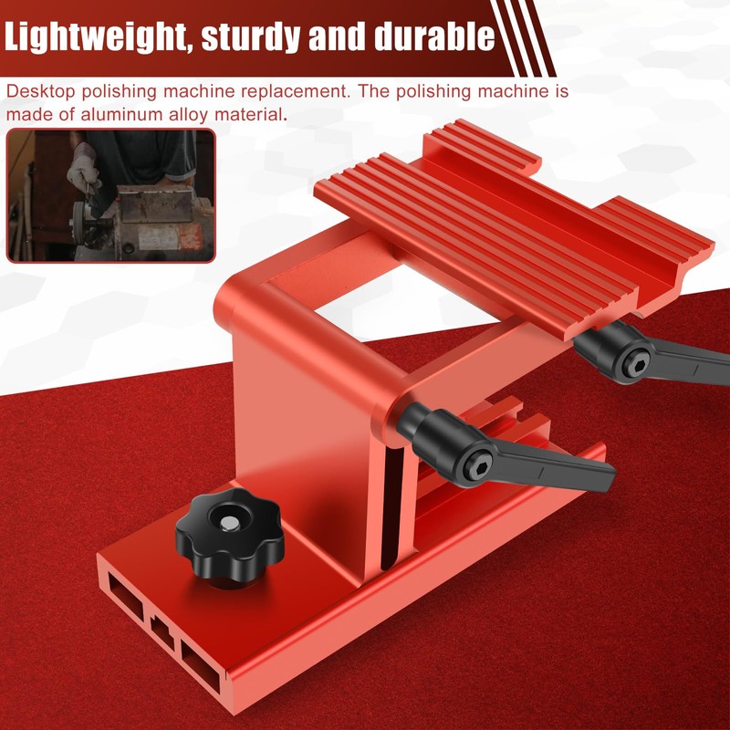 Abizarch Rest Sharpening Jig Aluminum Alloy Sharpening Tool Rest Jig