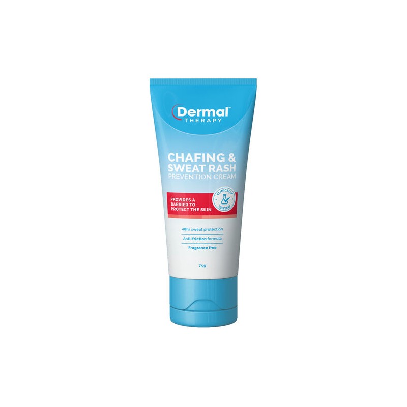 Dermal Therapy Chafing & Sweat Rash Prevention Cream 75g