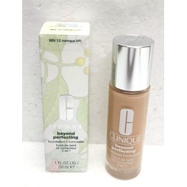 CLINIQUE BEYOND PERFECTING 1 OZ FOUDATION CONCEALER WN 12 MERINGUE