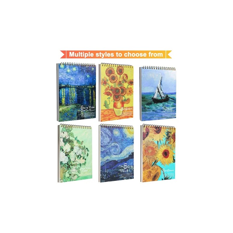 Cuaderno De Dibujo Libretas Profesional Sketchbook 60 Hojas