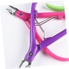 WOONEKY 3pcs Cuticle Nipper Nail Clippers Cuticle Cutter Manicure Nipper
