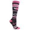 10-14mmHG Compression Socks Nursing is a Work of Heart (Pink