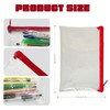 Clear Transparent Plastic Pencil Case for Exams & GCSE -