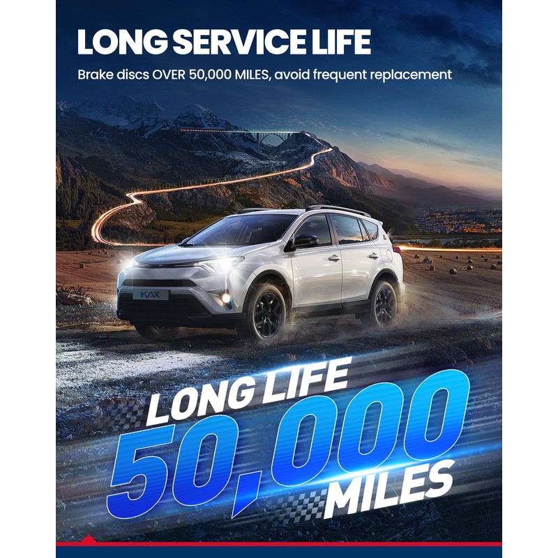 KAX Ceramic Front Brake Pads Fit For Su-baru Outback 2002-2012,