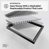 K&N Premium Cabin Air Filter: High Performance, Washable, Germ-Blocking Protection