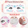 Easter Face Stickers - 10pcs Easter Temporary Tattoos for Kids,