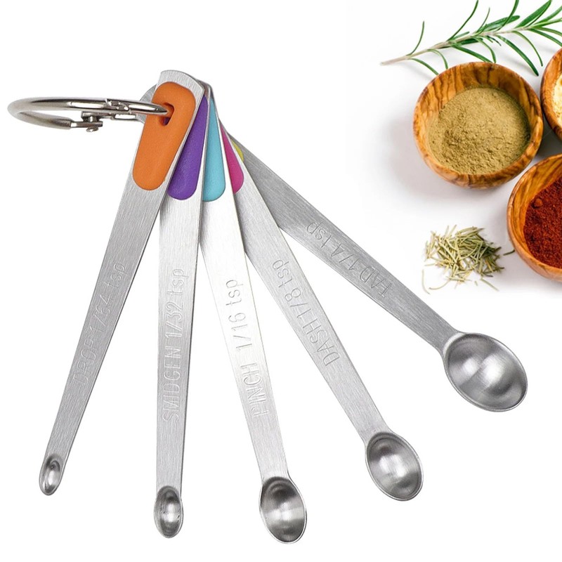 BIDEX Measuring Spoons Set, Small Measuring Spoon 1/64, 1/32, 1/16,