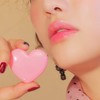 DIY Cosmetic Mini Heart Lip Balm Lipstick Empty Container Case Red 5ea