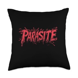 Funny Parasite Speech Costume with this Bold Statement Throw Pillow