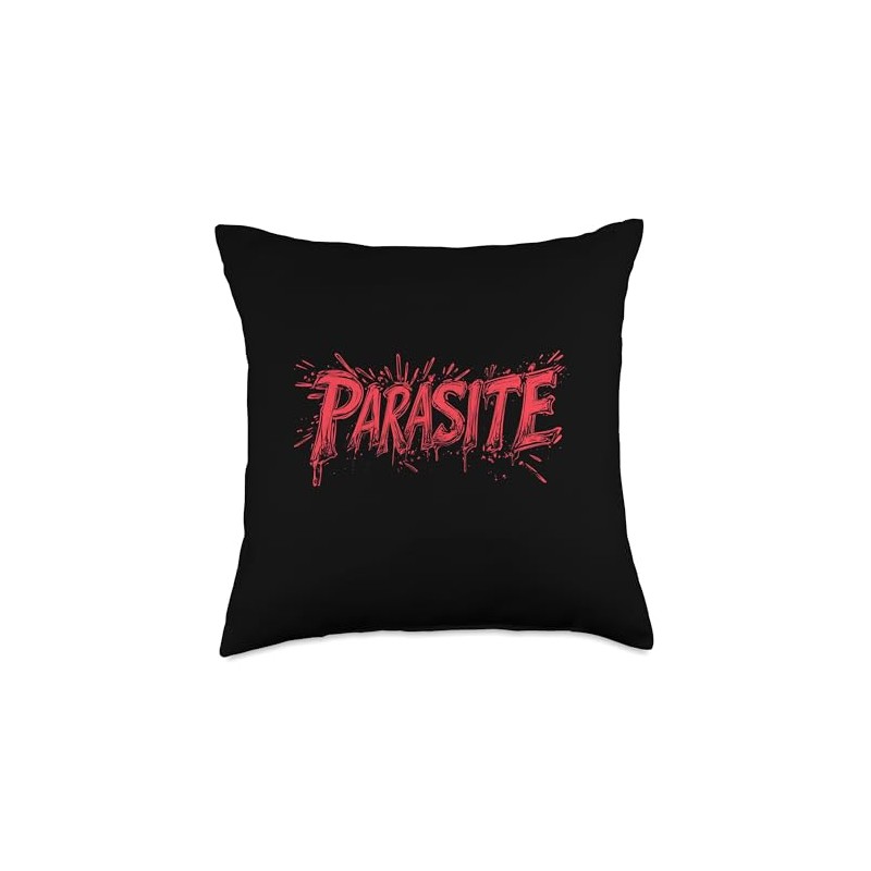 Funny Parasite Speech Costume with this Bold Statement Throw Pillow