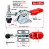 GH-201A Horizontal Toggle Clamps for Woodworking – U-Shaped Bar Quick-Release