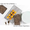 Samgula Leopard Print Oven Mitts and Pot Holders Sets Animal