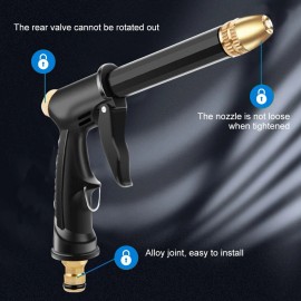 tsuinz High Pressure Water Spray Gun - Brass Nozzle for Car Wash&Garden Hose Heavy Duty