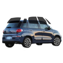 AUTOTEK Precut Windows Tint Film All Sides Cars Sun Blocking Protection Privacy Anti Shatter Glass 2 Ply Film Any Tint Shade kit for Fiat 500L 2014-2020