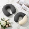 Ouligay 2 PCS U Shaped Travel Pillow Case Cover Ice