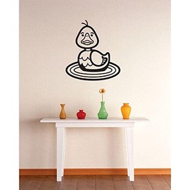 Rubber Ducky Laundry Soap Washer Dryer Clean Shorts Pant Sock Shoes Tooth Paste Grandchildren Surprises Girl Boy Bedroom Wall Decal Sticker - Size: 24 Inch x 24 Inch