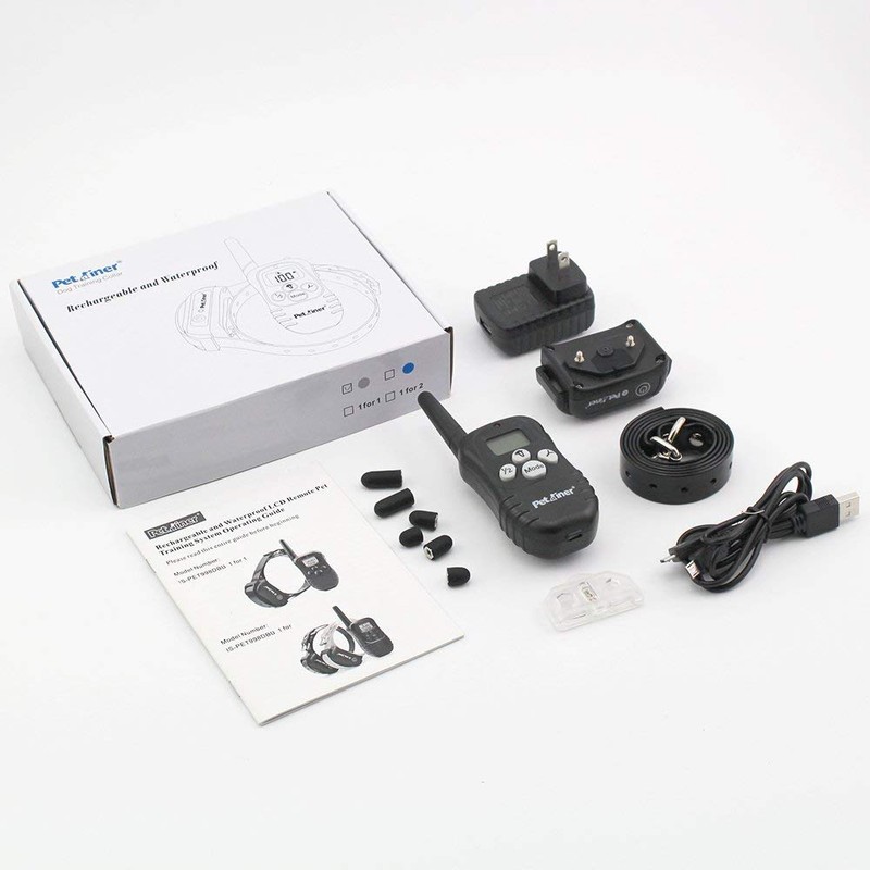 Petrainer Upgraded Model Rechargeable & Waterproof Remote Dog Training Collar