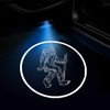 2Pcs Sasquatch Car Door Lights Logo Projector Wireless Ghost Shadow