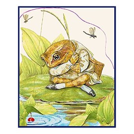 Jeremy Fisher Frog Inspired by Beatrix Potter Counted Cross Stitch Pattern
