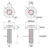 Wanyifa Titanium Bolt M6 10 15 20 25mm Torx T30