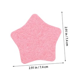Beavorty Tool Pcs Star-Shaped Cleansing Pads Makeup Removal Pads for Women Gentle Exfoliation