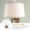 jojofuny Shade Knob Crystal Glass Lamp Finial Lamp Finial Replacement