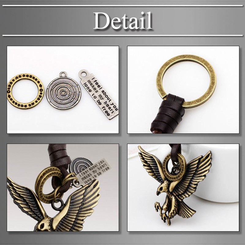 Buzz Selection AC357 Key Ring, Key Ring, Leather, Charm, Miscellaneous